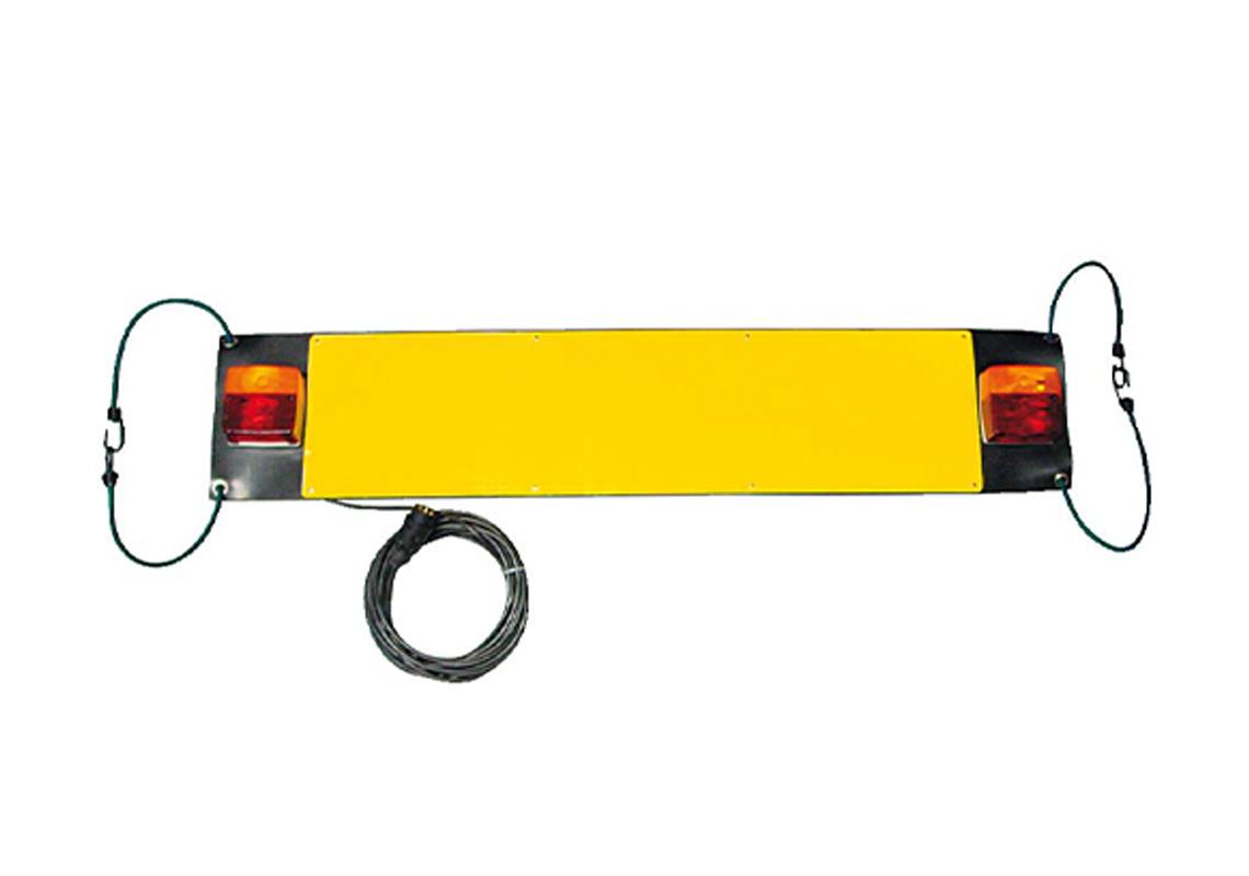 ANHÄNGERPLAKATE AUSGESTATTET MIT 2 FEUERN 4 FUNKTIONEN 24 V 1280x260x3mm